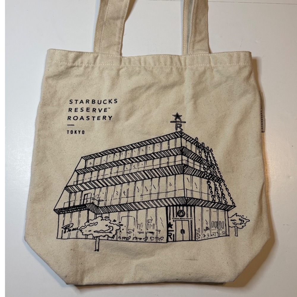 Starbucks Reserve Roastery Tokyo Tote Bag Rare Canvas Shopper Bag